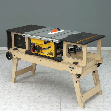 DIY Folding Woodworking Workstation Plans