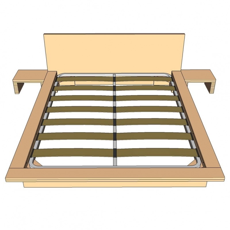 Homemade Tatami Bed Plans Standard Frame, Tatami Platform Bed Frame Plans