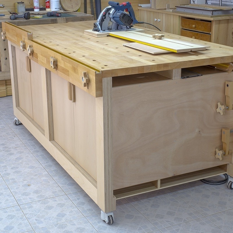 workbench for cutting wood