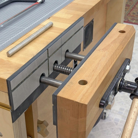 Magnetic Protectors for Bench Vise Jaw Plans