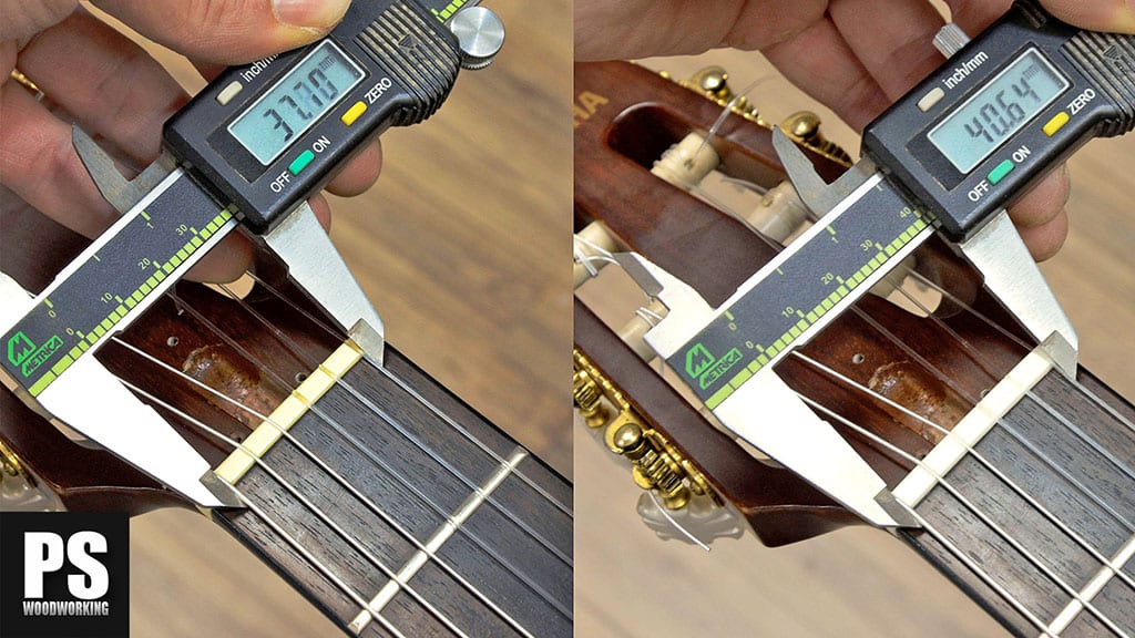 Changing the nut on a classical guitar