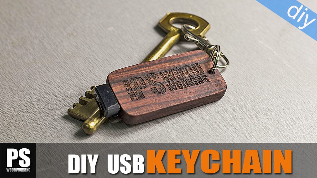 DIY Laser Engraved USB Keychain