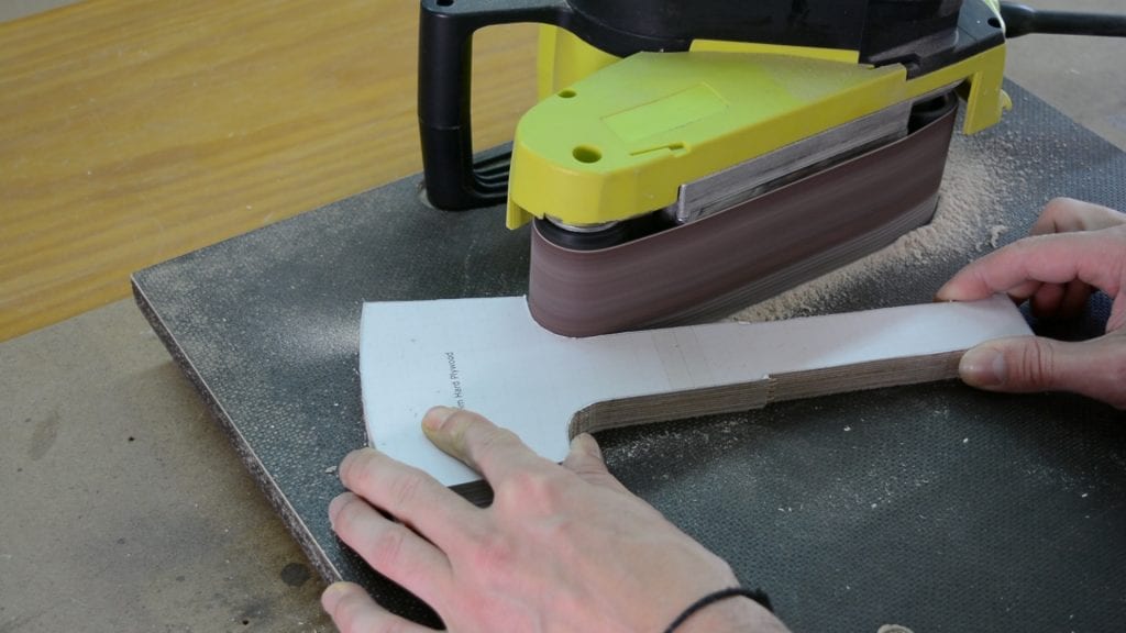 How-to-sand-woodworking-plywood-mallet