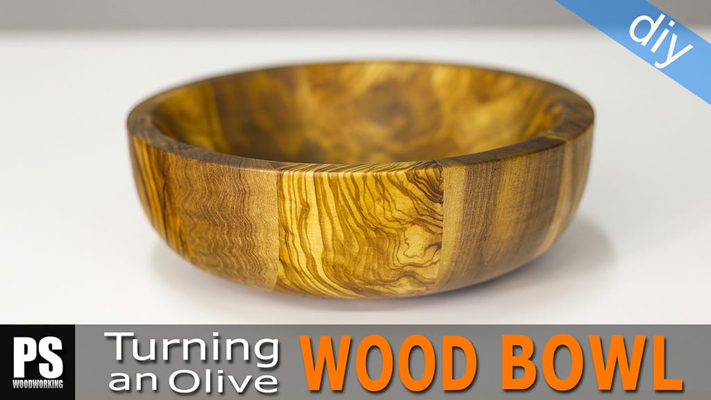 Turning-diy-olive-wood-bowl