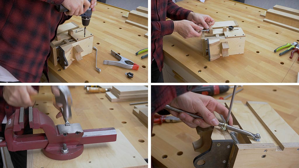 Diy-rotary-tool-workstation-router-arm-leveler