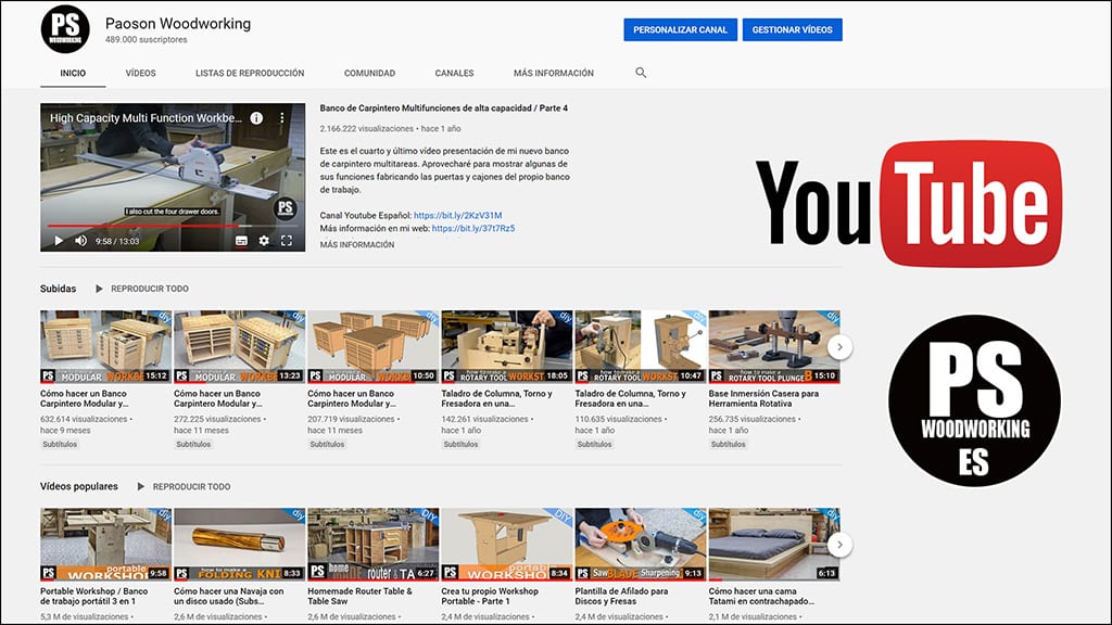 Nuevo canal de Youtube en Español
