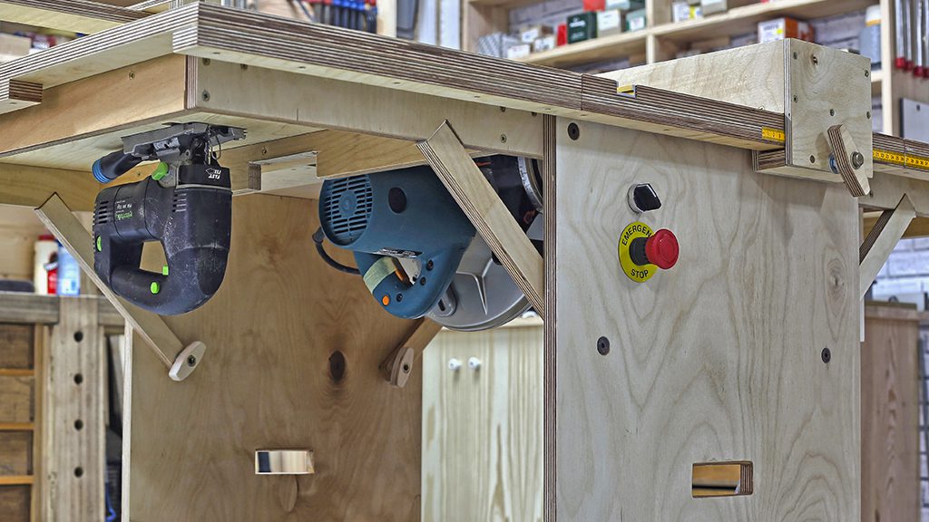 Power tools for homemade woodworking machines