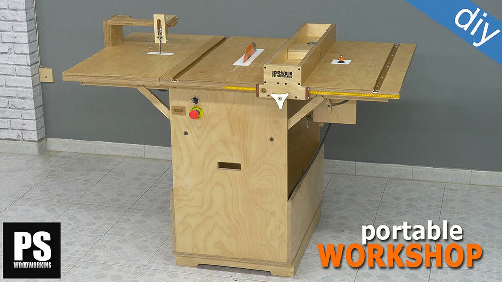 DIY 3-in-1 Multi-Function Portable Workshop