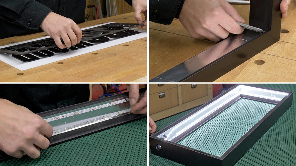 Led-light-box-sign-acrylic-aluminum-adhesive-tape